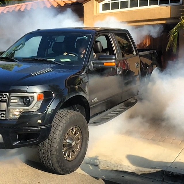 Ryan Sheckler Does Burnouts In His Raptor Celebrity Cars Blog