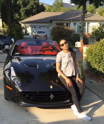 Tinashe Ferrari California