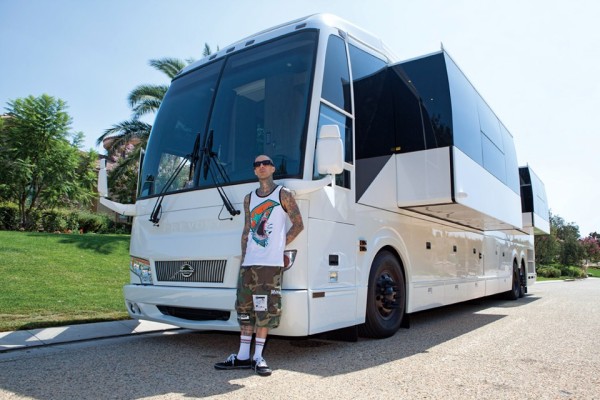 Travis Barker Tour Bus