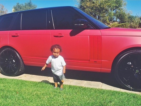 Tyga's Rollin' In A New Red Range Rover | Celebrity Cars Blog