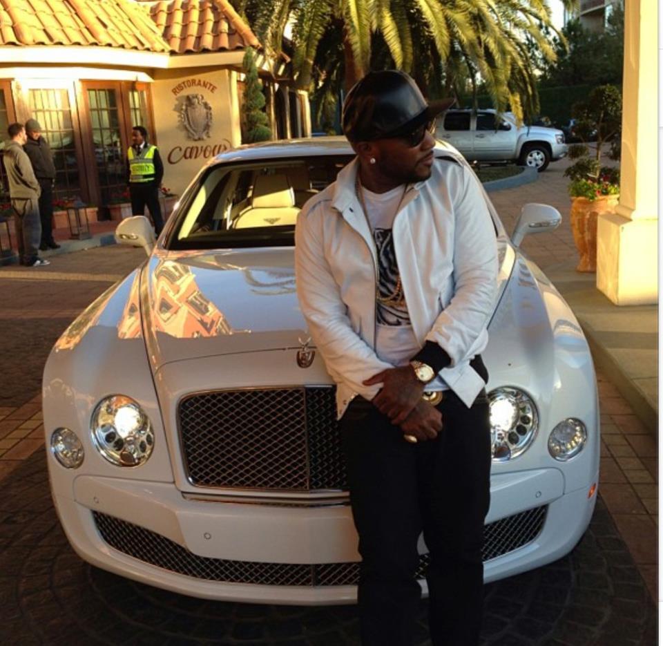 Young Jeezy Means Business In The Bentley Celebrity Cars