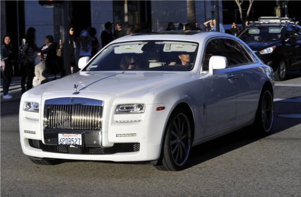 Kim Kardashian's White Rolls Royce