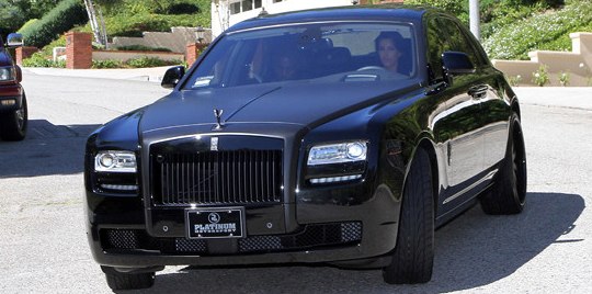 Kim Kardashian Black Rolls Royce Ghost