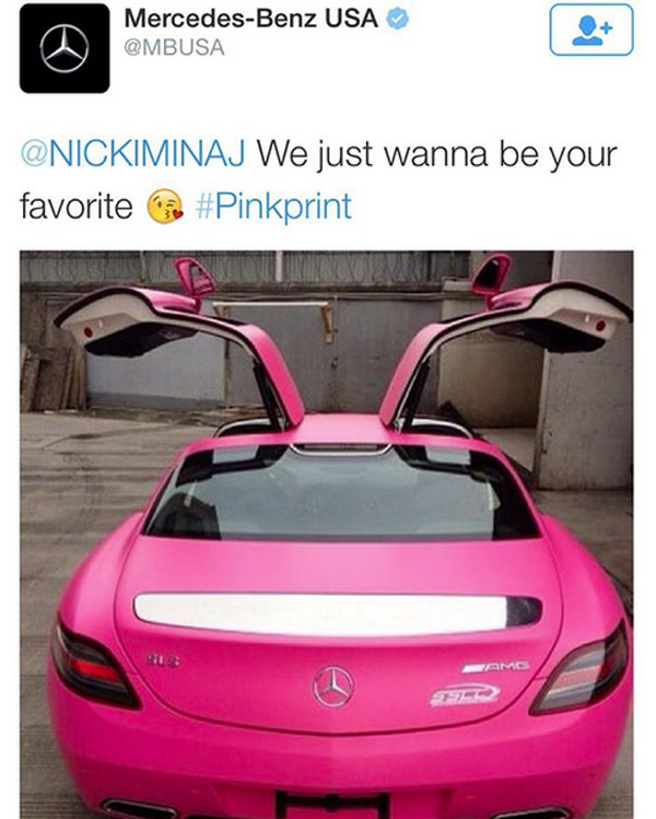 Nicki Minaj | Mercedes SLS AMG