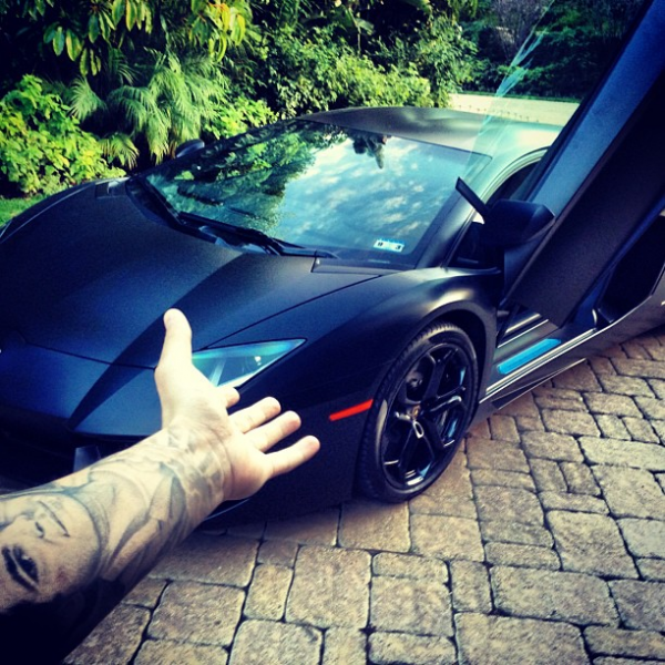 Rob Kardashian Lamborghini Aventador