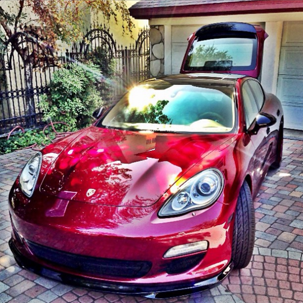 The Game and His Porsche Panamera…. New Color | Celebrity Cars Blog