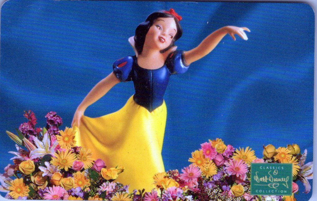 Vintage Disney AT&T Snow White Prepaid Phone Card 1996 Vintage Disney AT&T Snow White Prepaid Phone Card 1996
