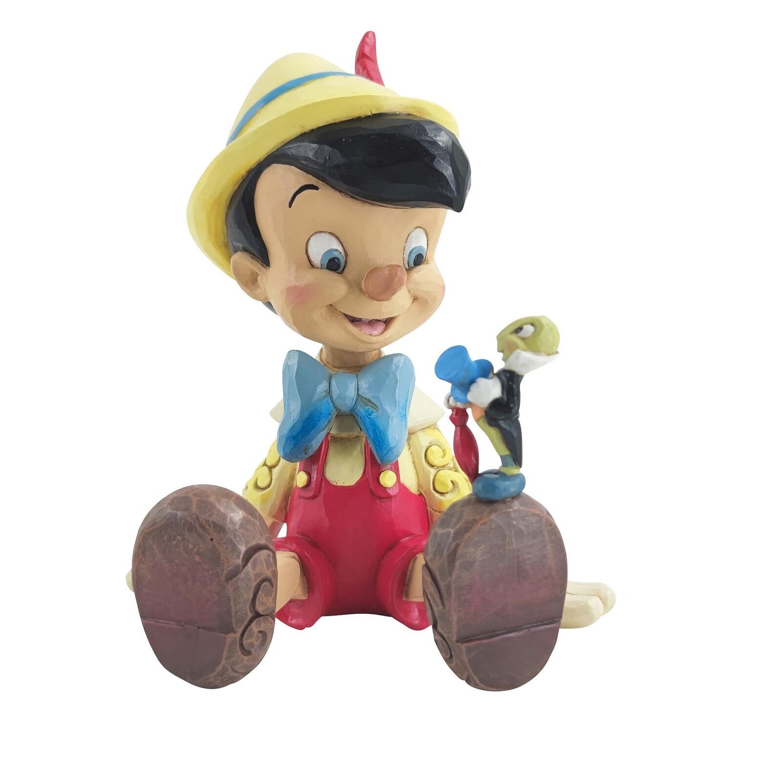 Jim Shore Disney Traditions: Pinocchio & Jiminy Sitting Figurine  6011934