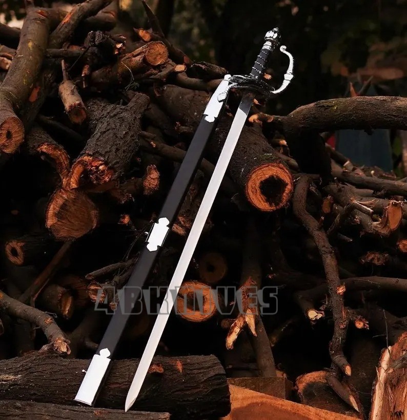 Handmade The Legend of Zorro Rapier Sword Replica Stainless Steel Movie Sword