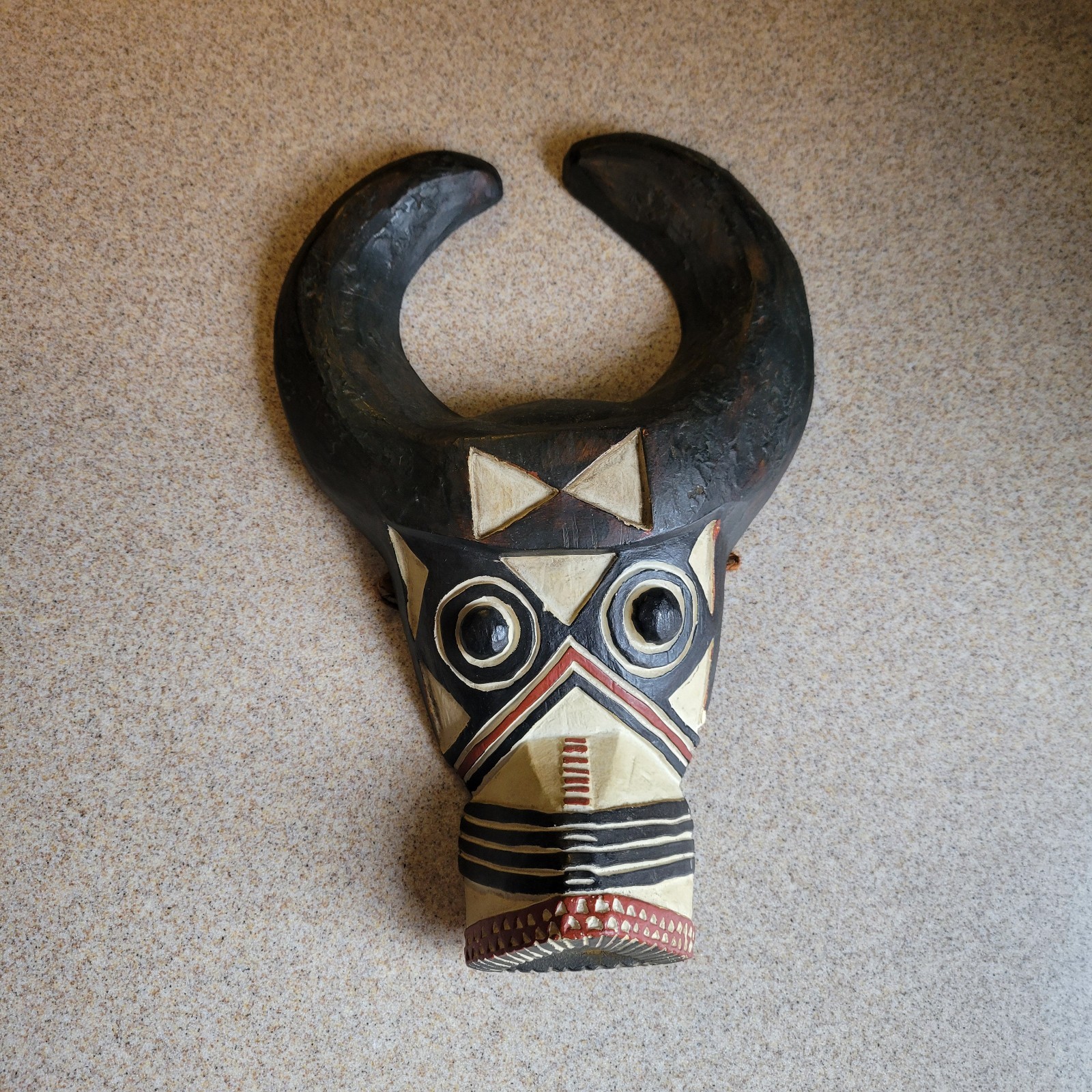 Old Authentic African Bwa Bobo Burkina Faso Carved Mask Buffalo West Africa Old Authentic African Bwa Bobo Burkina Faso Carved Mask Buffalo West Africa