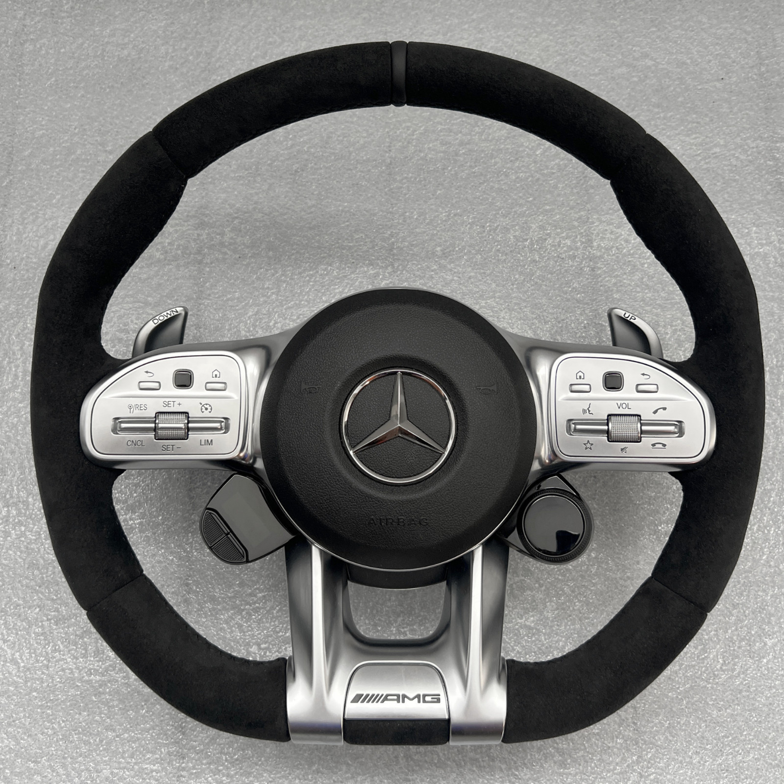 MERCEDES BENZ AMG ALCANTARA STEERING WHEEL A B C E GLE S GENUINE U88 GENUINE MERCEDES BENZ AMG ALCANTARA STEERING WHEEL A B C E GLE S GENUINE U88 GENUINE