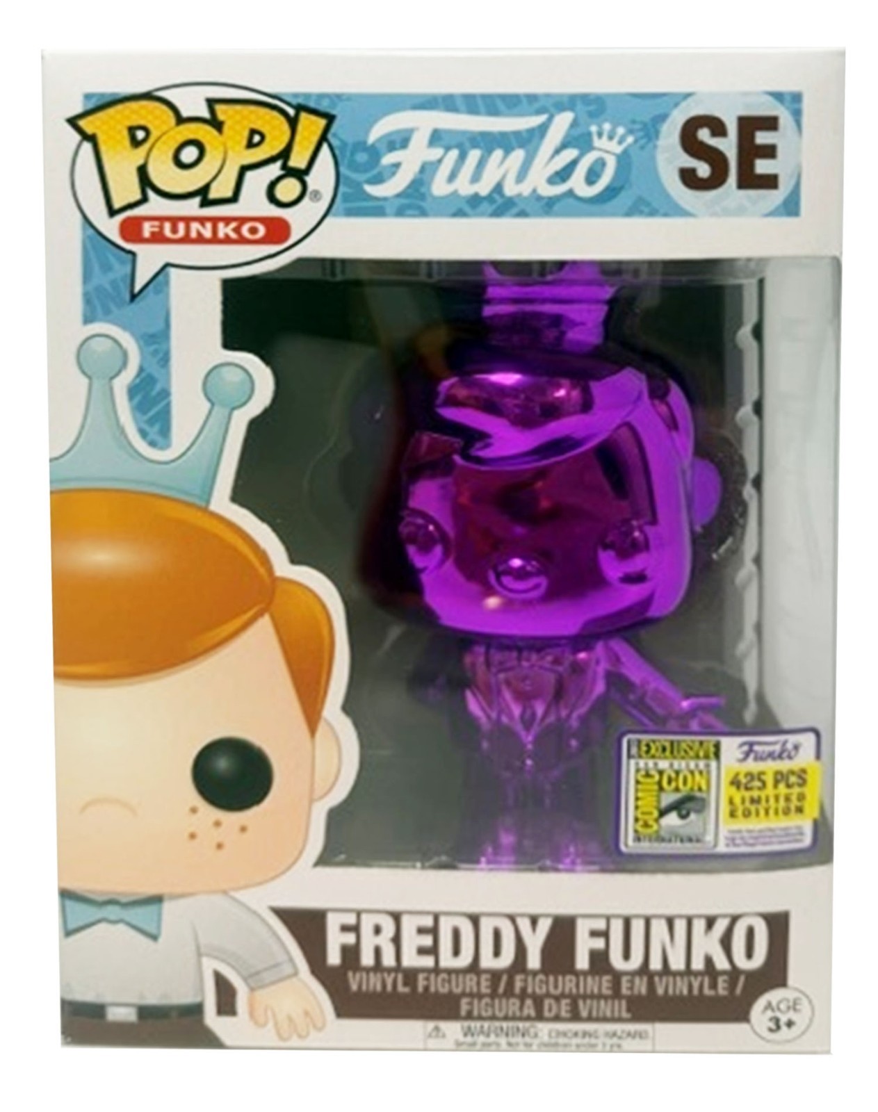 Funko Pop Funko SE  - Freddy Funko Chrome Purple Tuxedo SDCC Fundays LE 425