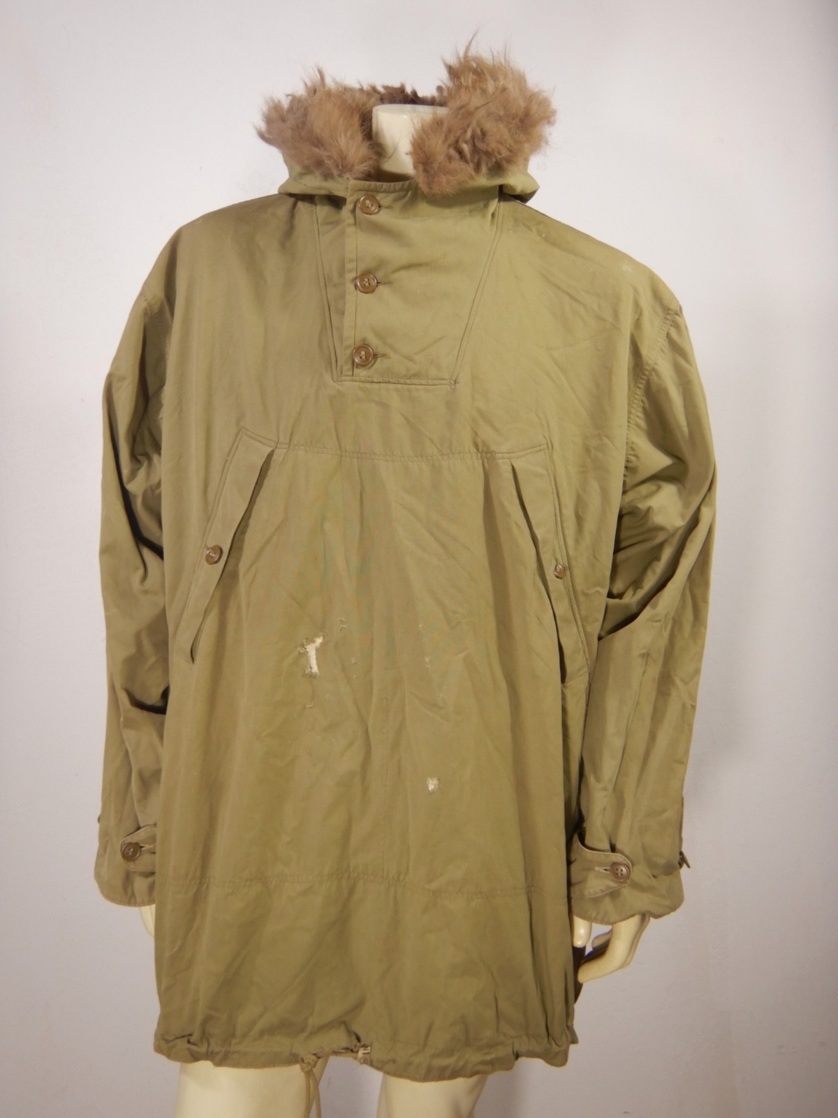 Vintage WWII US Army Mountain Troops Reversible Ski Parka Fur Trim Vintage WWII US Army Mountain Troops Reversible Ski Parka Fur Trim