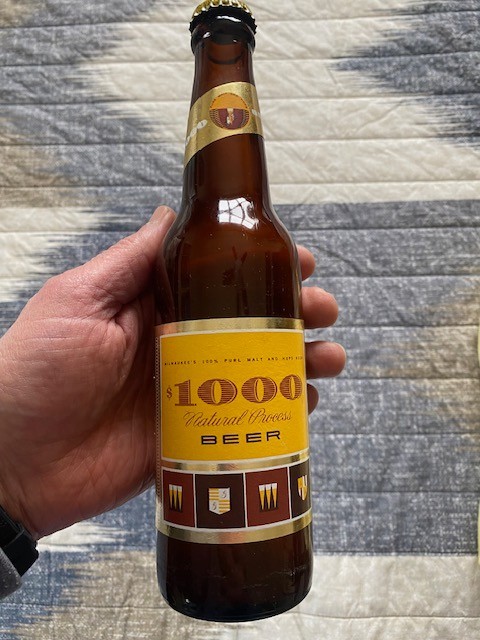 Vintage-1961-RARE-Pristine $1000 BEER (Gettelman/Miller) 12oz Beer Bottle Vintage-1961-RARE-Pristine $1000 BEER (Gettelman/Miller) 12oz Beer Bottle