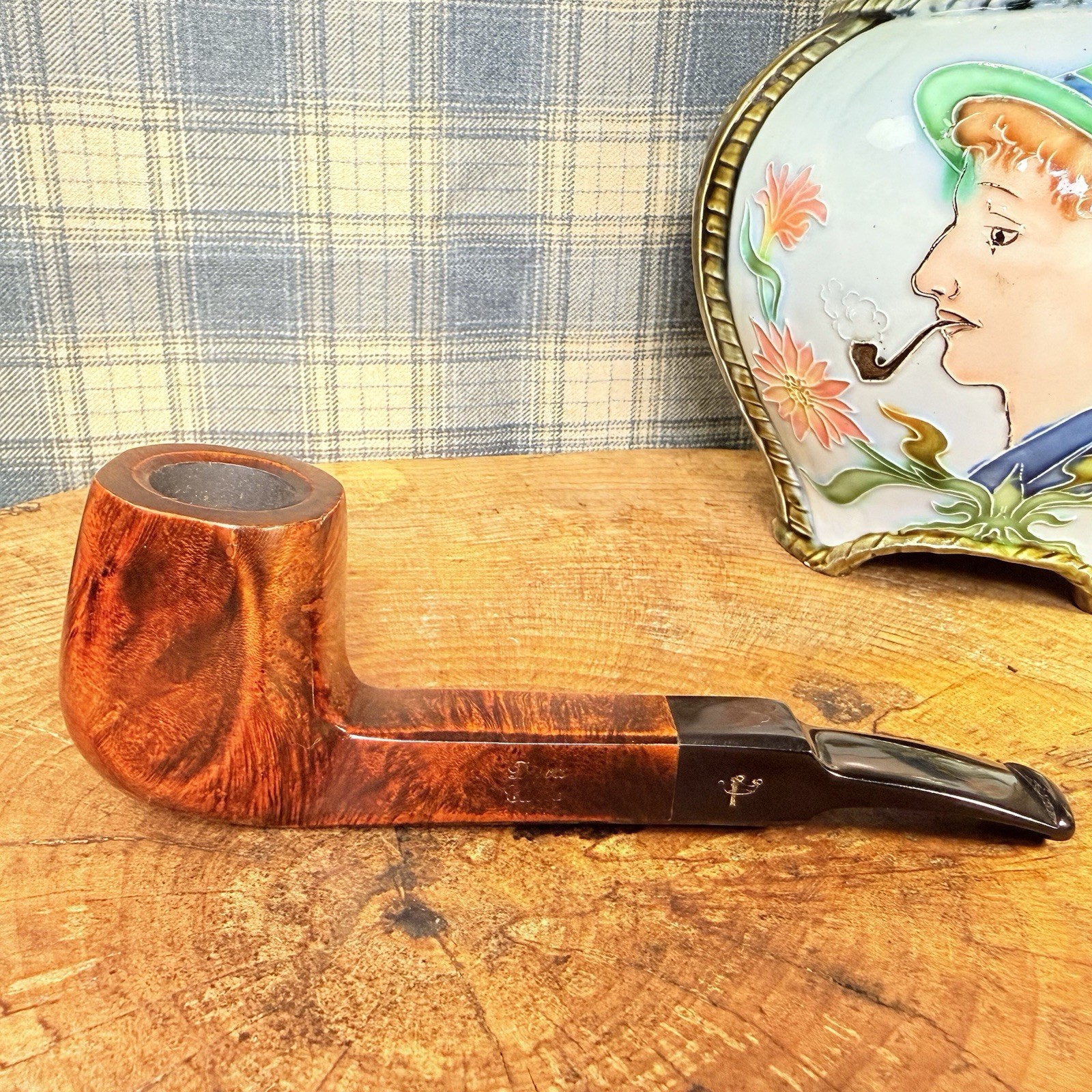 Vintage 1970’s Savinelli Duca Carlo Square Shanked Billiard Estate Tobacco Pipe Vintage 1970’s Savinelli Duca Carlo Square Shanked Billiard Estate Tobacco Pipe