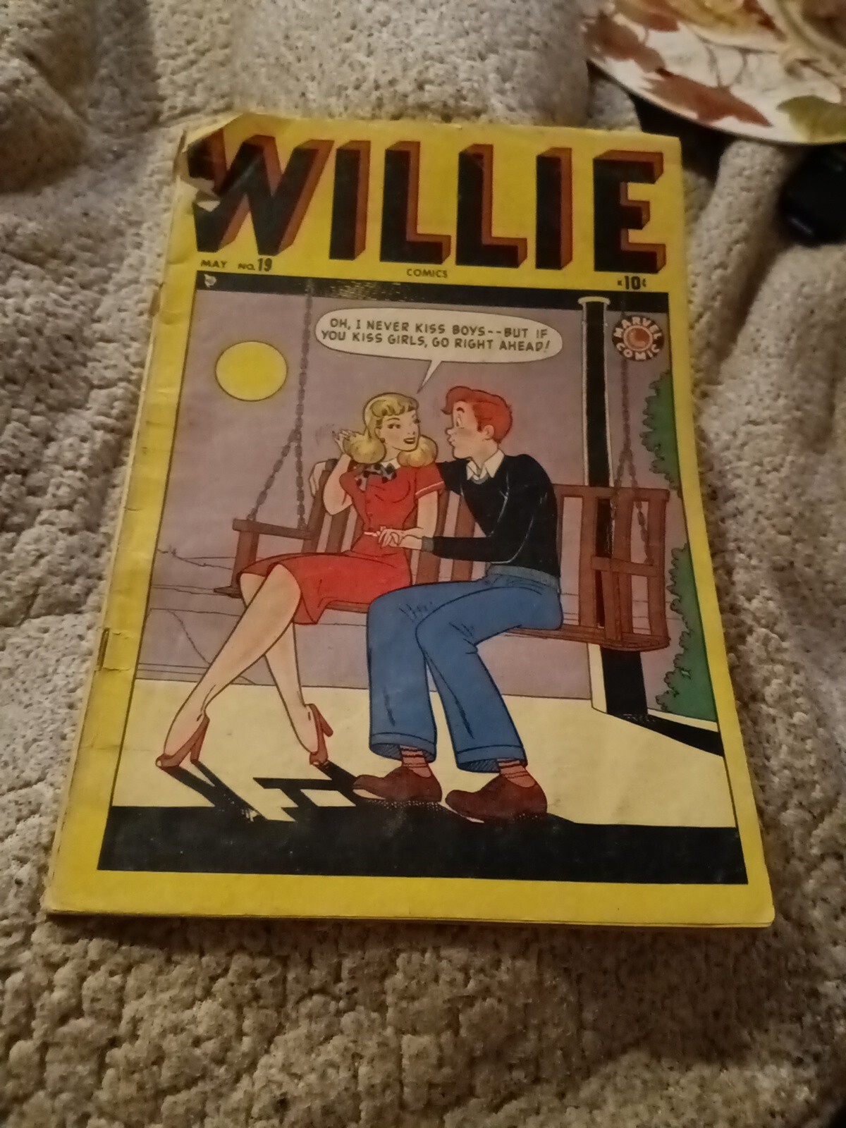 1949 WILLIE 19 timely marvel comics kurtzman's hey look golden age good girl art 1949 WILLIE 19 timely marvel comics kurtzman's hey look golden age good girl art