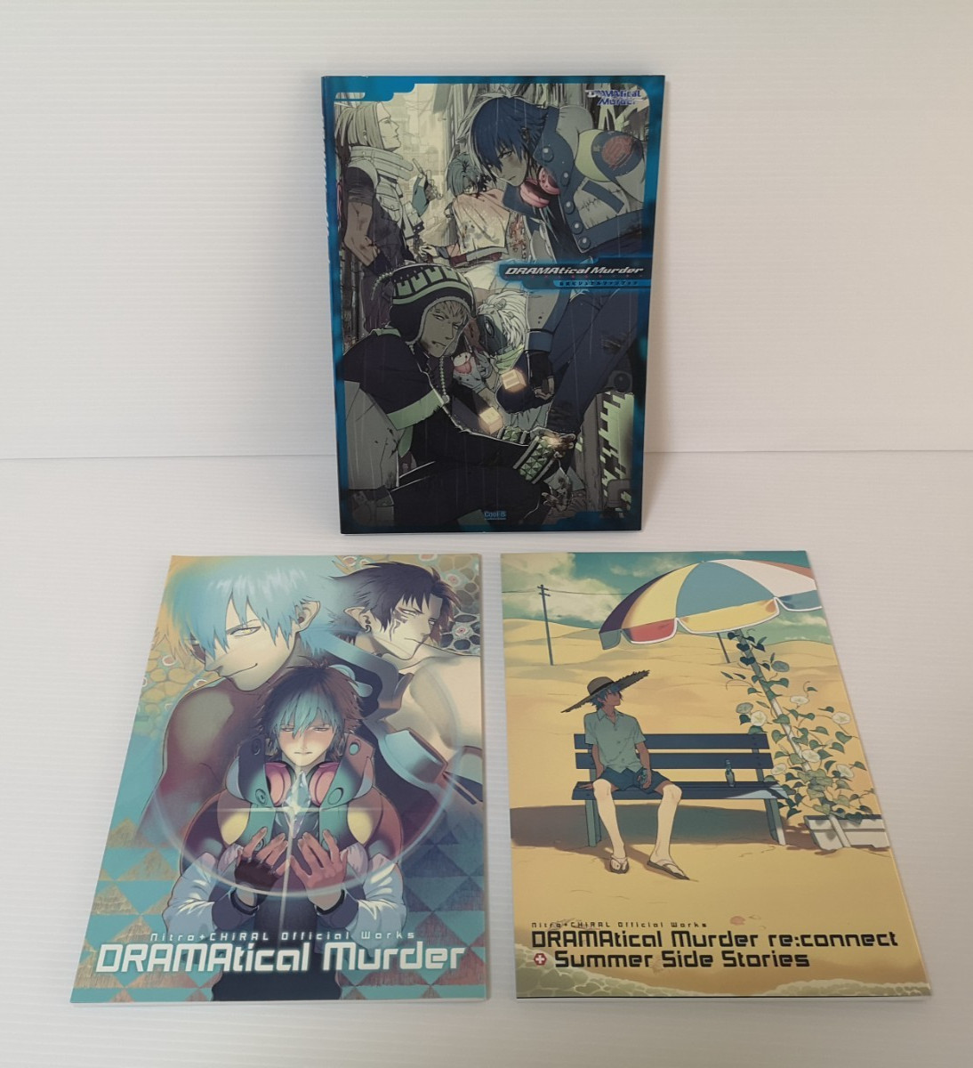 Dramatical Murder Nitro CHiRAL Official Works Art Book Summer Version 3 set Dramatical Murder Nitro CHiRAL Official Works Art Book Summer Version 3 set