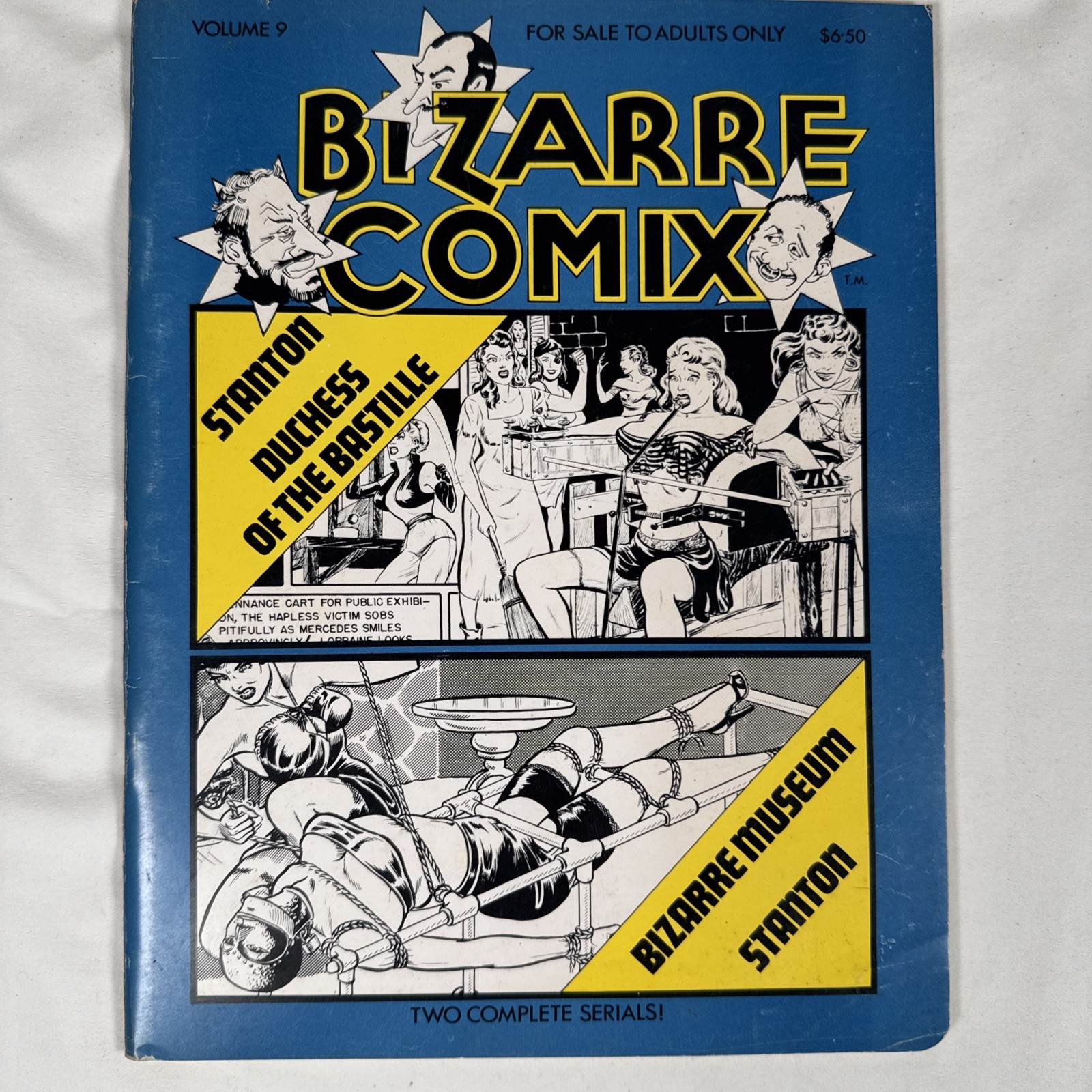 Bizarre Comix Volume 9 Stanton Duchess of the Bastille Comic Book Magazine Bizarre Comix Volume 9 Stanton Duchess of the Bastille Comic Book Magazine
