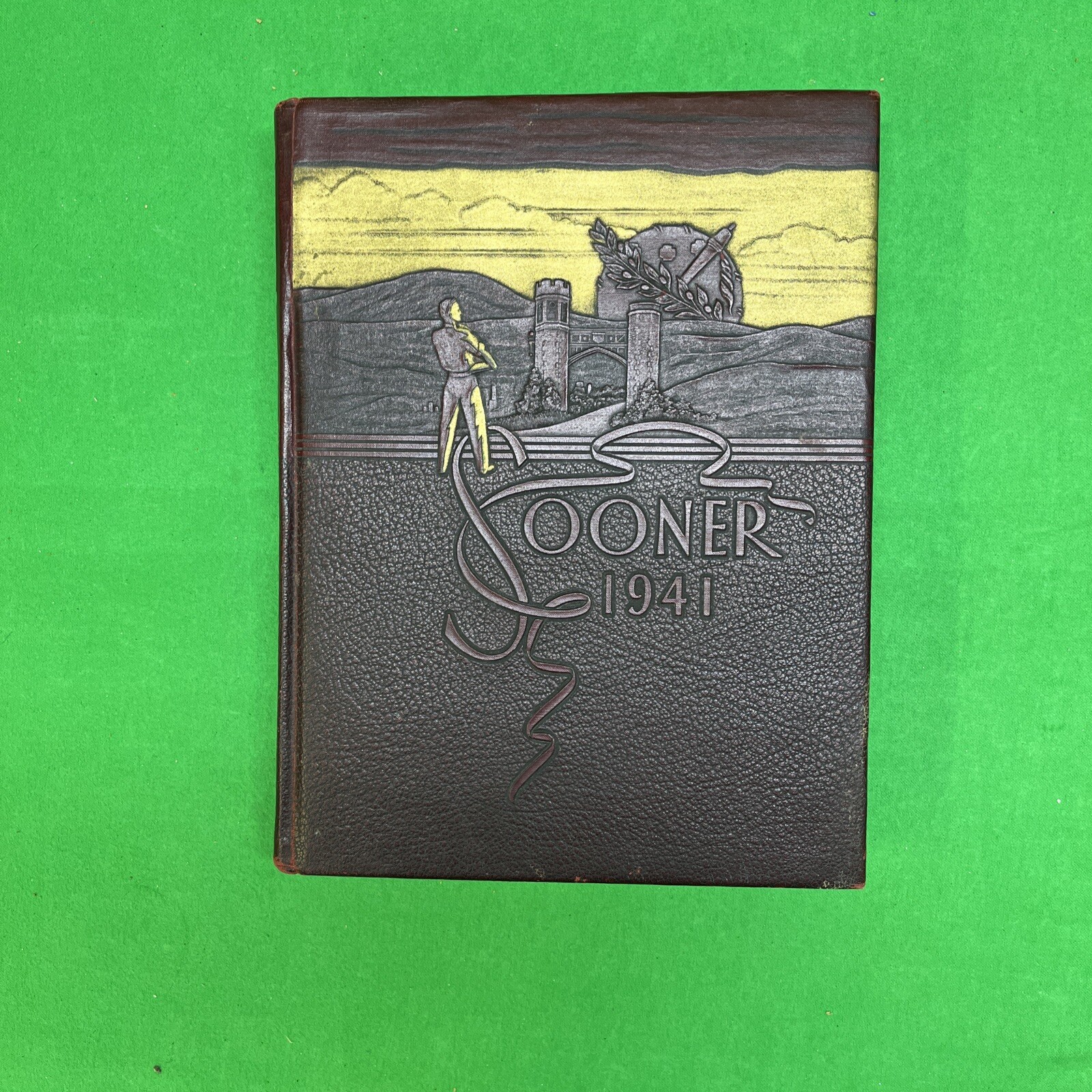 EXCELLENT 1941 University of Oklahoma Sooner Yearbook OU #A EXCELLENT 1941 University of Oklahoma Sooner Yearbook OU #A