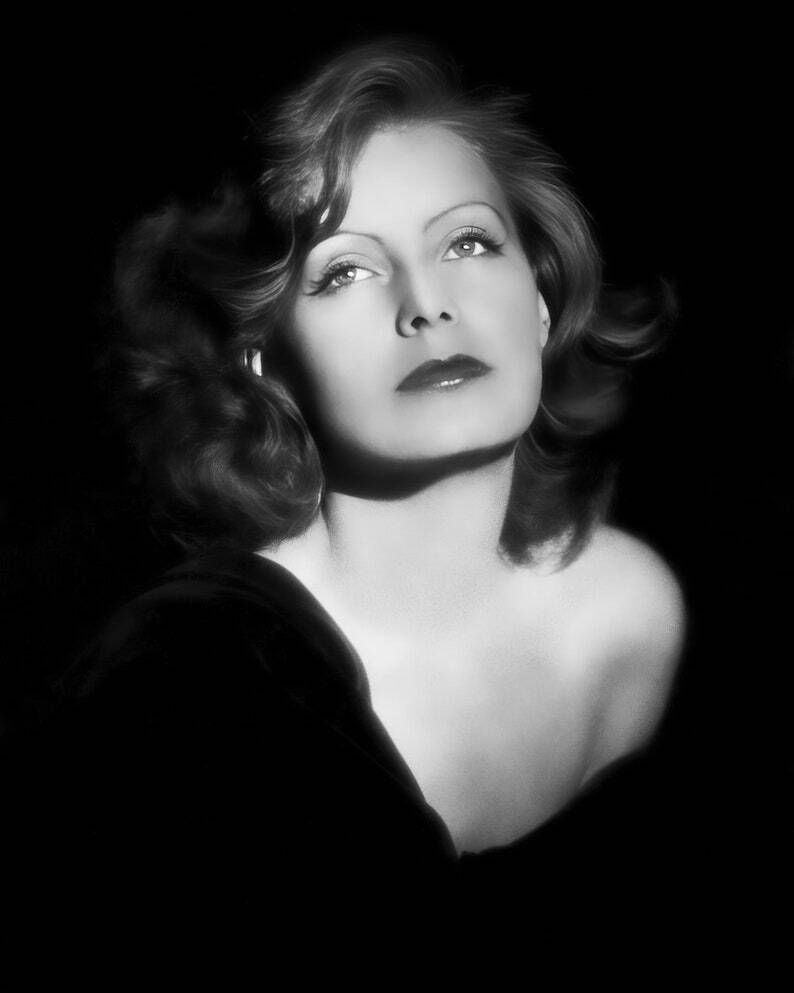 Greta Garbo Studio Photo Framing Print 8 x 10 Reproduction Greta Garbo Studio Photo Framing Print 8 x 10 Reproduction