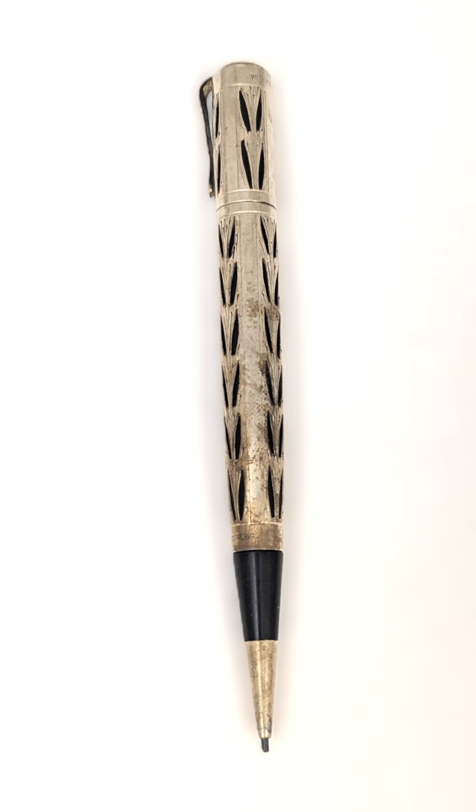 Antique Waterman Sterling Silver Led Pencil, 4.2''Long Antique Waterman Sterling Silver Led Pencil, 4.2''Long