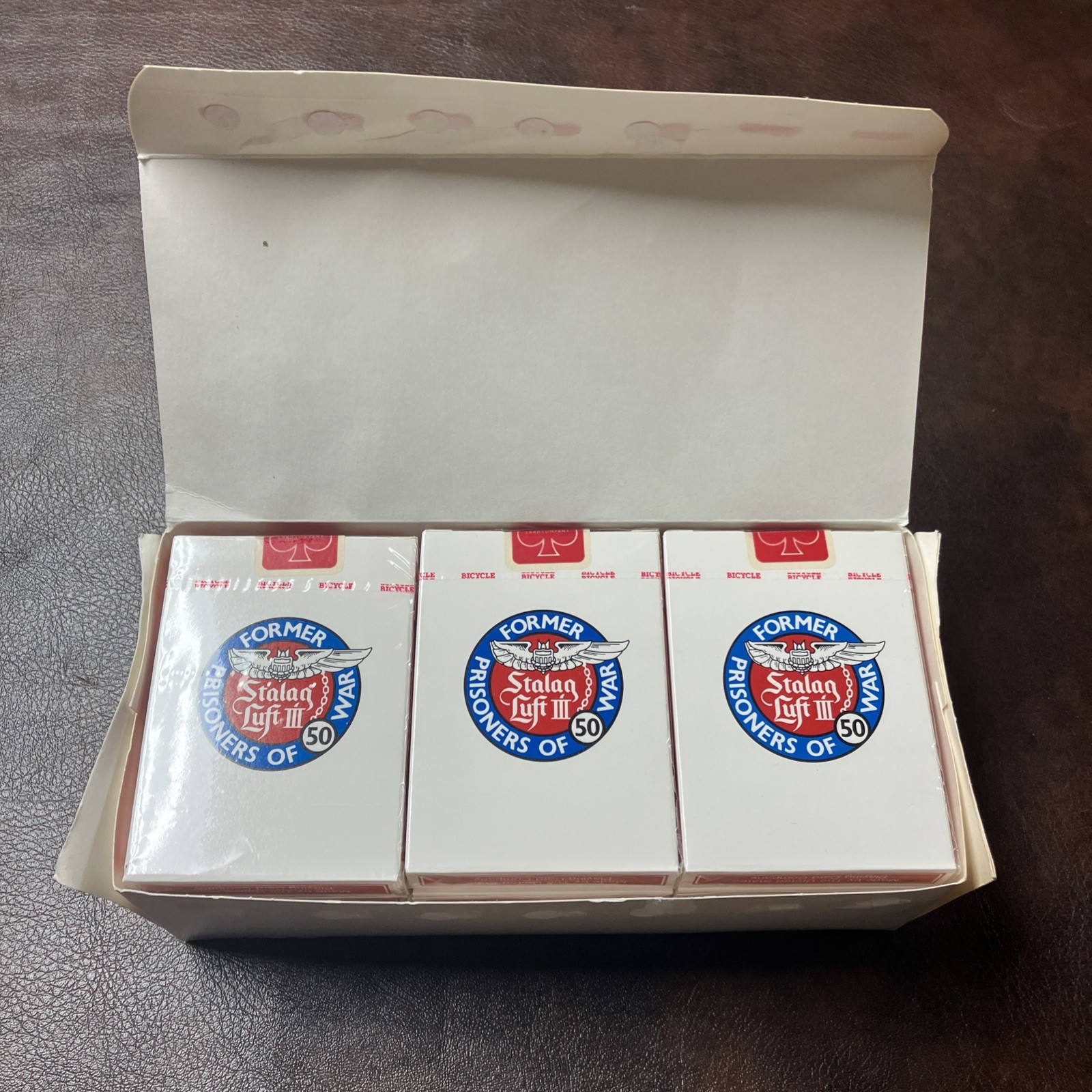 VTG 90’s Stalag Luft III Prisoners Of War One Dozen Sealed Bicycle Card Decks