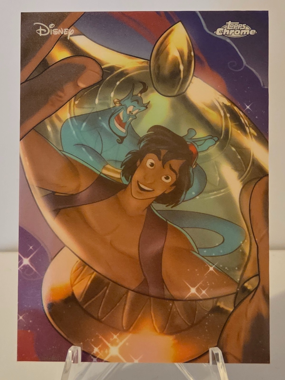 2026 Topps Chrome Disney Genie and Aladdin Reflections R-1 CASE HIT SSP 2026 Topps Chrome Disney Genie and Aladdin Reflections R-1 CASE HIT SSP