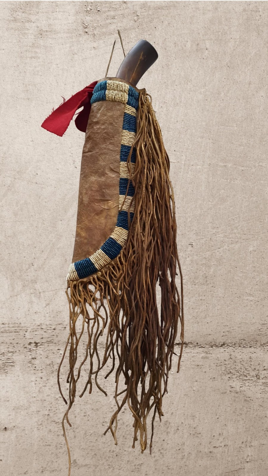 Indian Beaded Knife Cover Native American Sioux Handmade Hide Knife Sheath Indian Beaded Knife Cover Native American Sioux Handmade Hide Knife Sheath