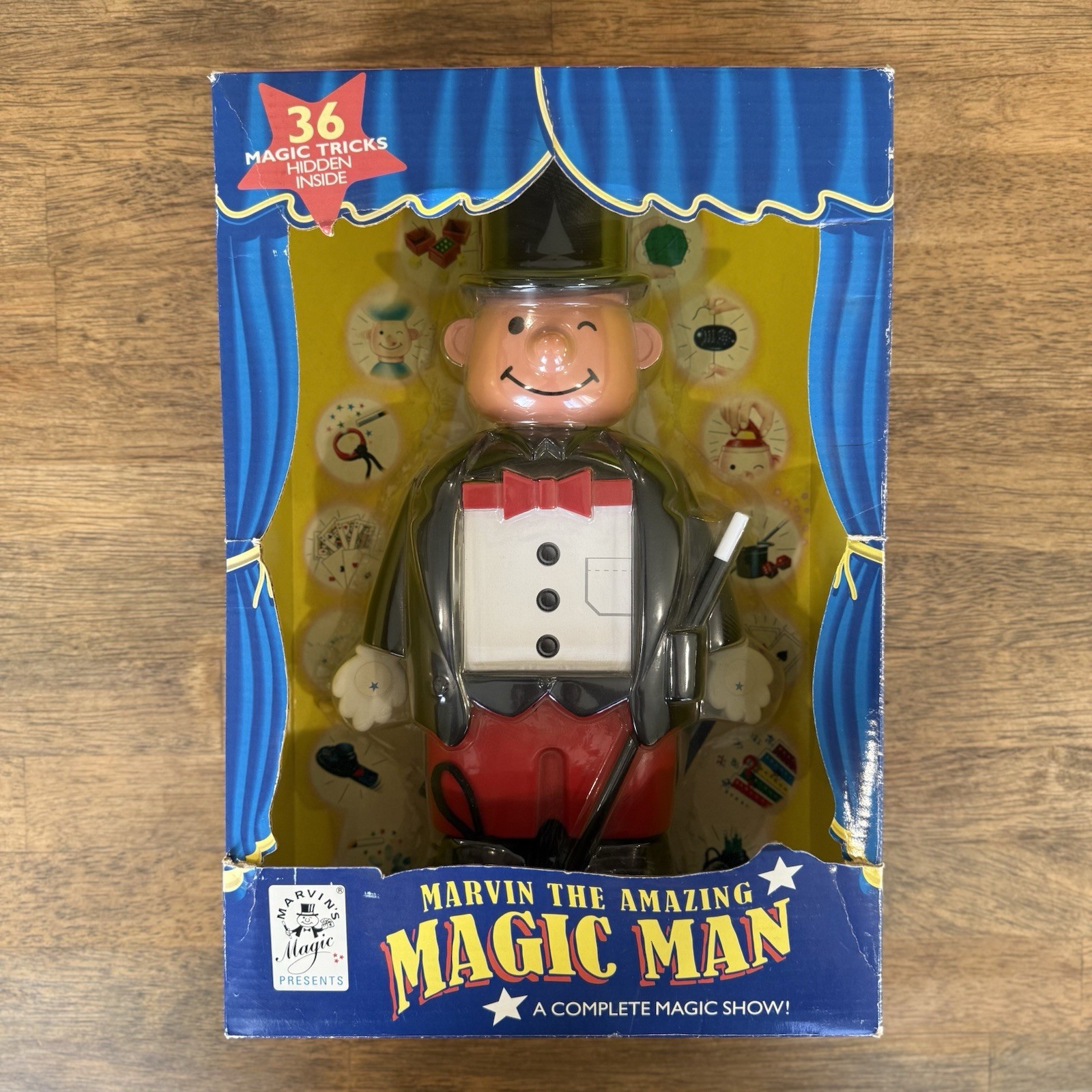 1997 MARVIN THE AMAZING MAGIC MAN MAGIC SET W/ 36 Tricks London New Very Rare 1997 MARVIN THE AMAZING MAGIC MAN MAGIC SET W/ 36 Tricks London New Very Rare