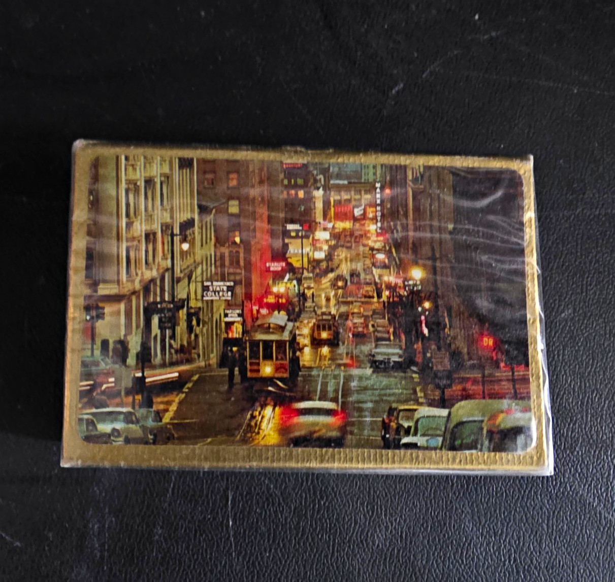 Vintage 1970s California Souvenir Playing Cards Sealed San Francisco Cable Car Vintage 1970s California Souvenir Playing Cards Sealed San Francisco Cable Car