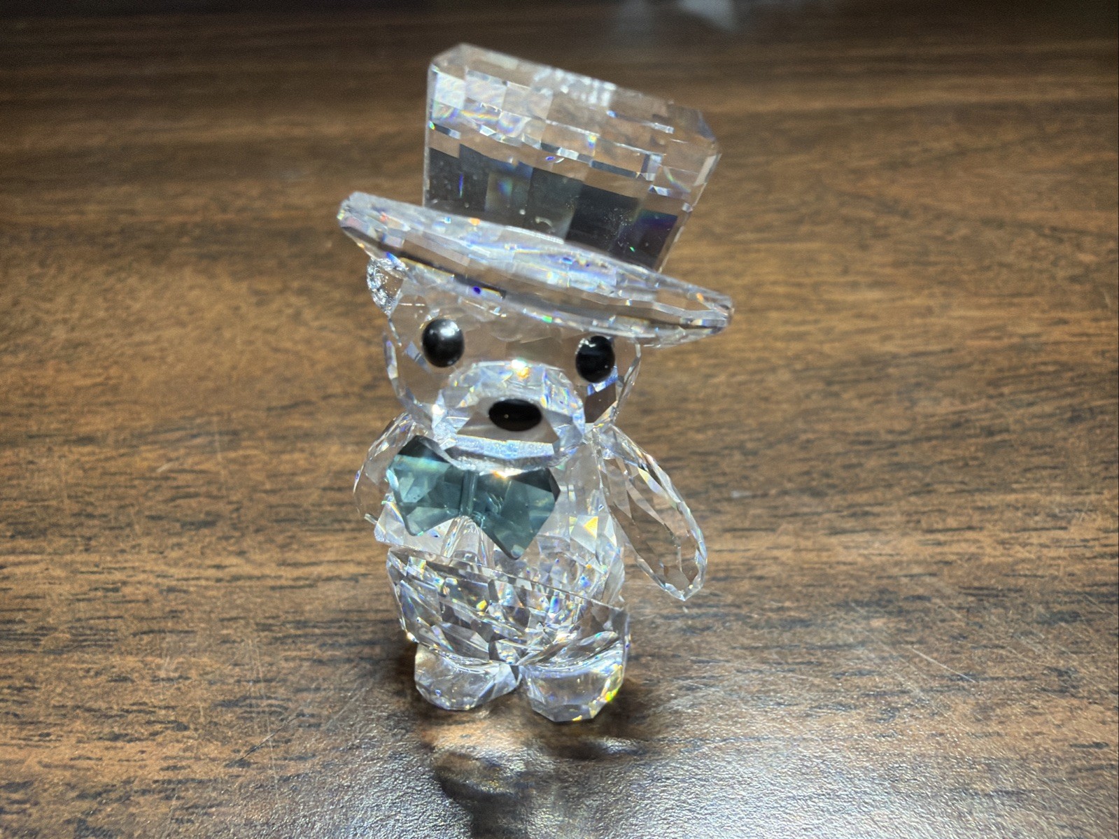 Swarovski Crystal Kris Bear Groom Figurine #1096736 Retired You & I Collection