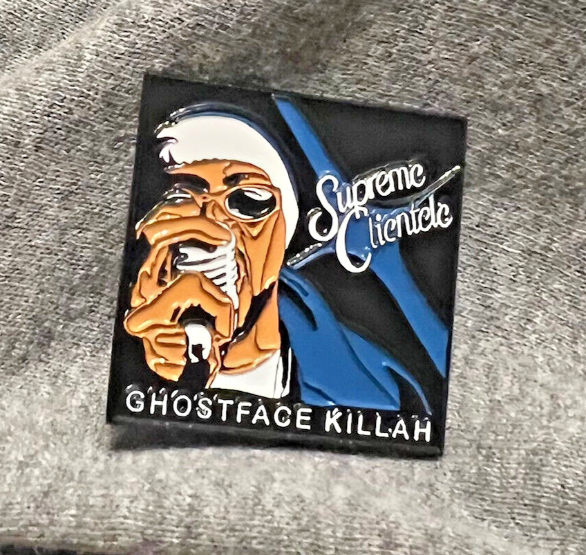 Ghostface Killah Enamel Pin rap hip hop 90s Supreme Clientele - Ironman wu tang