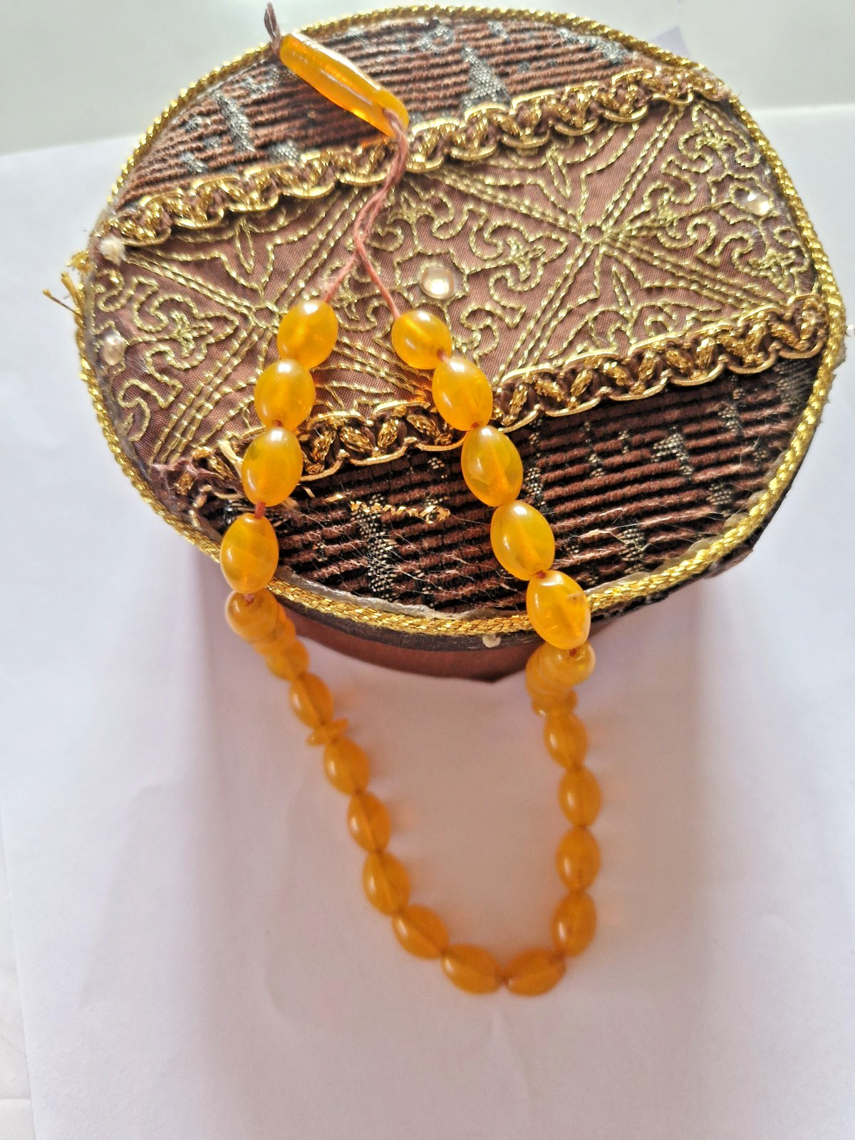 Rare Antique Pre-WWII Mastic Faturan Bakelite Loose Prayer Beads Lot - 36g / 31 Rare Antique Pre-WWII Mastic Faturan Bakelite Loose Prayer Beads Lot - 36g / 31