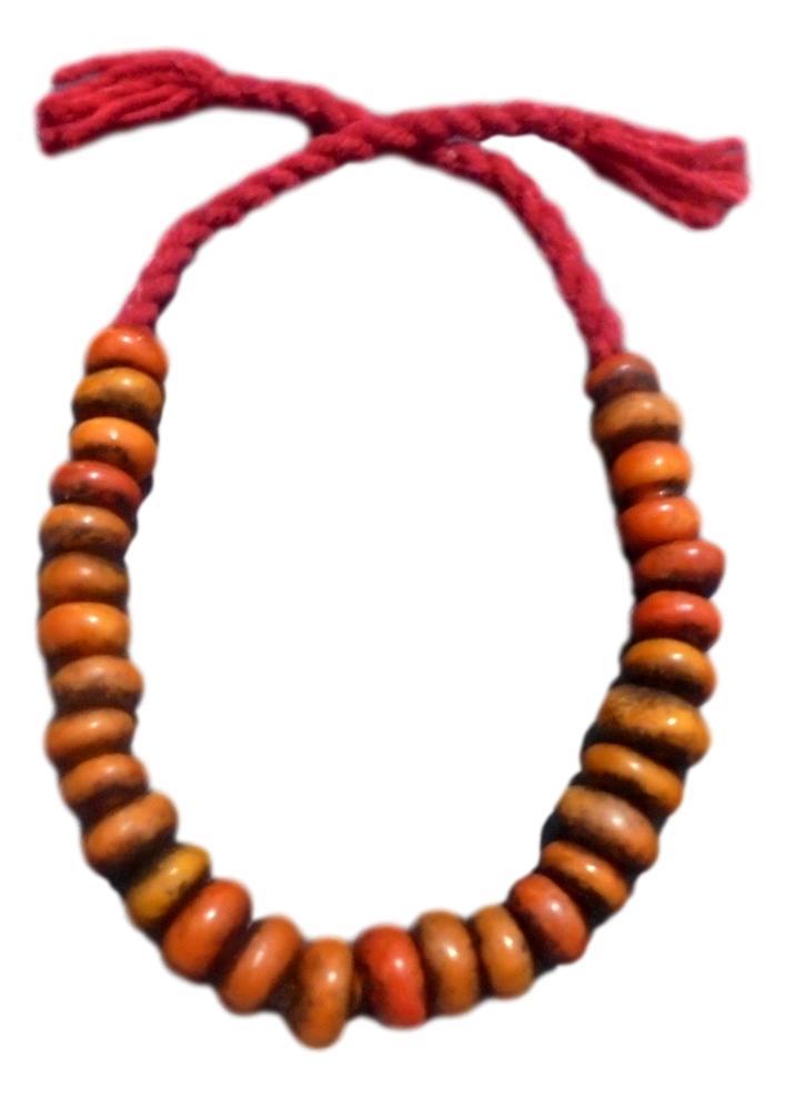 Amber Magnificent Moroccan Berber Imitation Amber Beaded Necklace Handmade Beads Amber Magnificent Moroccan Berber Imitation Amber Beaded Necklace Handmade Beads