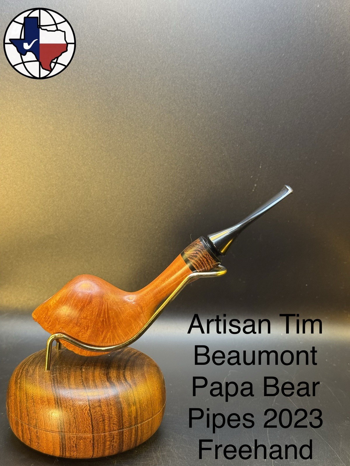 Artisan Tim Beaumont Papa Bear Pipes 2023 Freehand Tobacco Pipe Artisan Tim Beaumont Papa Bear Pipes 2023 Freehand Tobacco Pipe