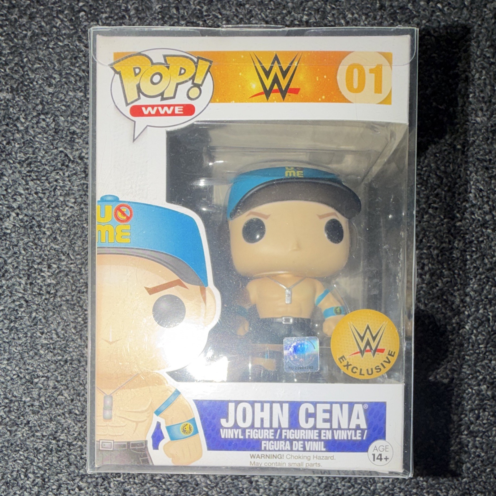Funko Pop WWE John Cena #01 Vinyl Figurine Exclusive Series FM 141231 Blue Hat