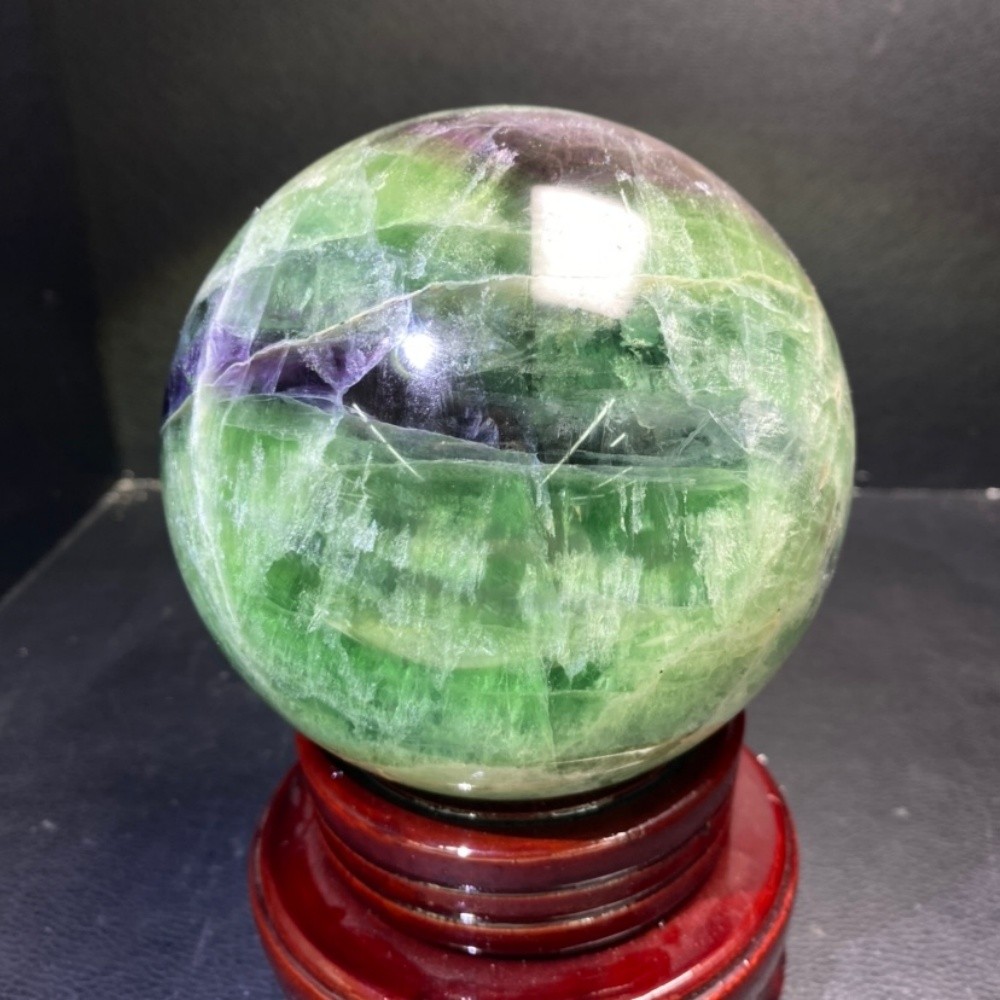 5.9LB 4.2"Natural A+ Rainbow Fluorite Sphere Crystal Reiki Healing Ball Decor 5.9LB 4.2"Natural A+ Rainbow Fluorite Sphere Crystal Reiki Healing Ball Decor