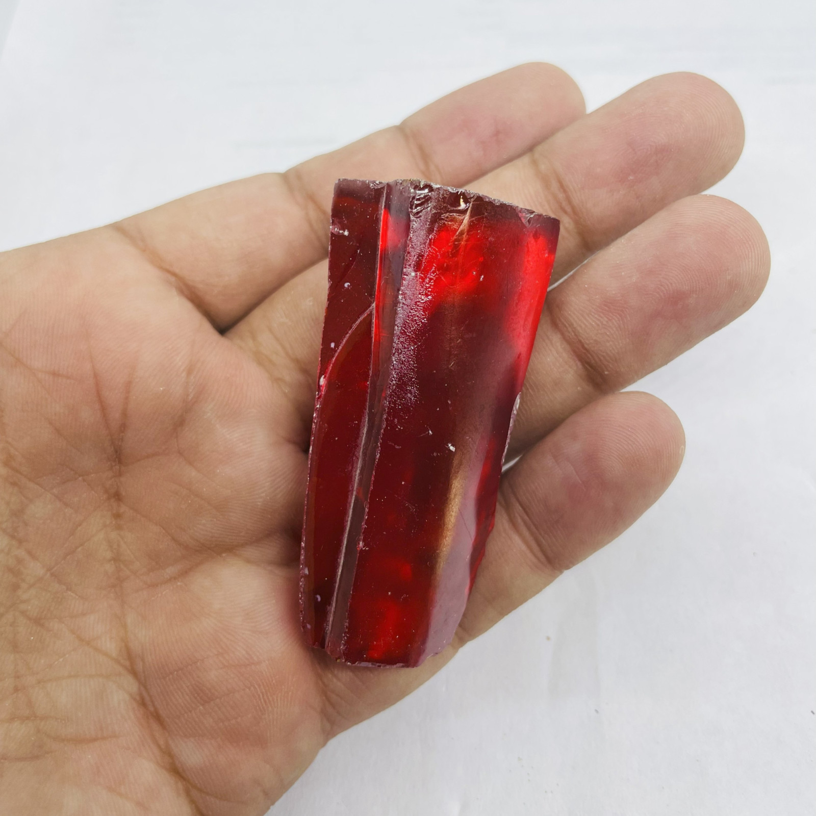 Healing Red Ruby Zircon Rough 400-500CT Meditation Crystal for Chakra Balancing Healing Red Ruby Zircon Rough 400-500CT Meditation Crystal for Chakra Balancing