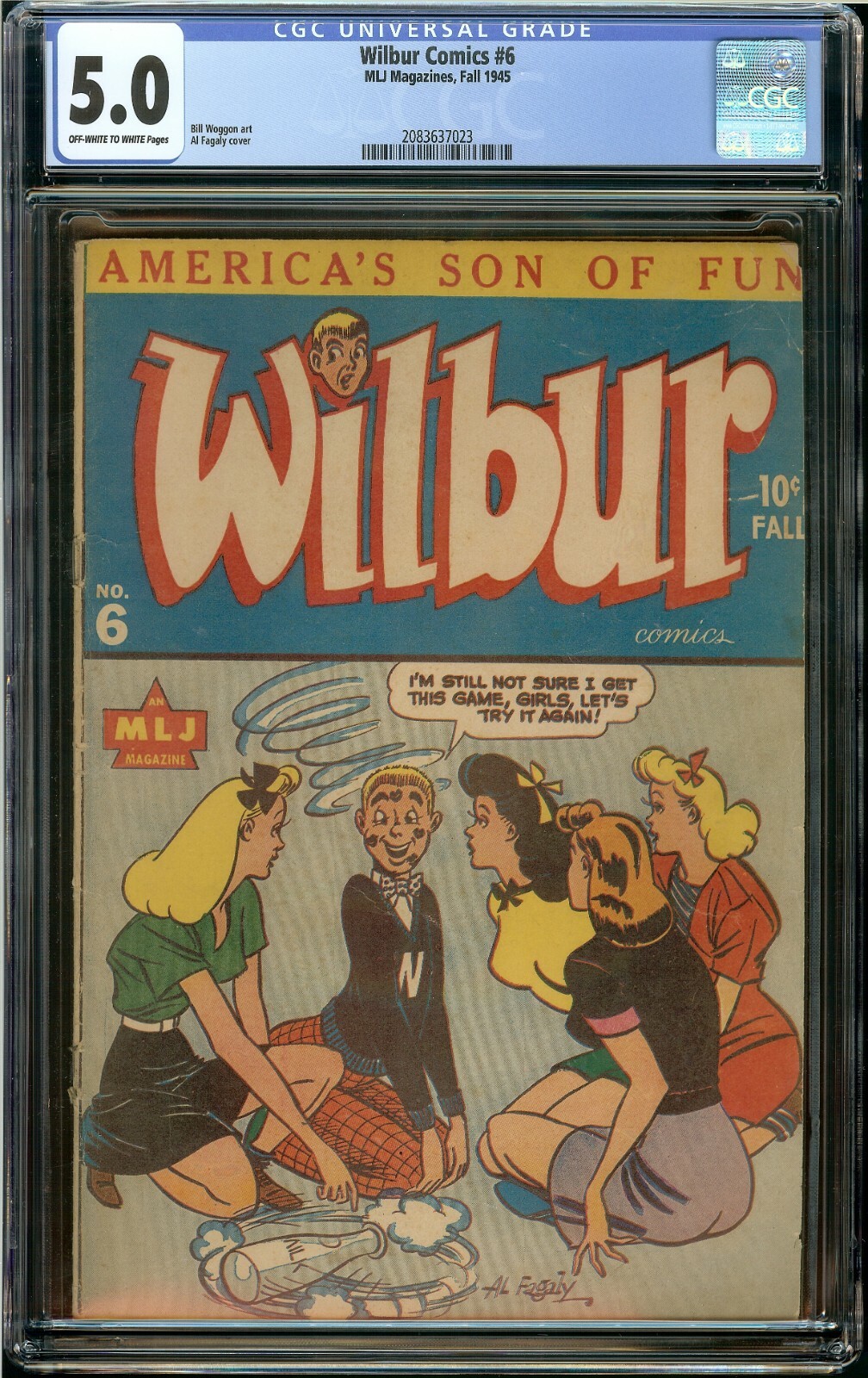 WILBUR COMICS #6 (1945) CGC 5.0 2nd APPEARANCE KATY KEENE WILBUR COMICS #6 (1945) CGC 5.0 2nd APPEARANCE KATY KEENE