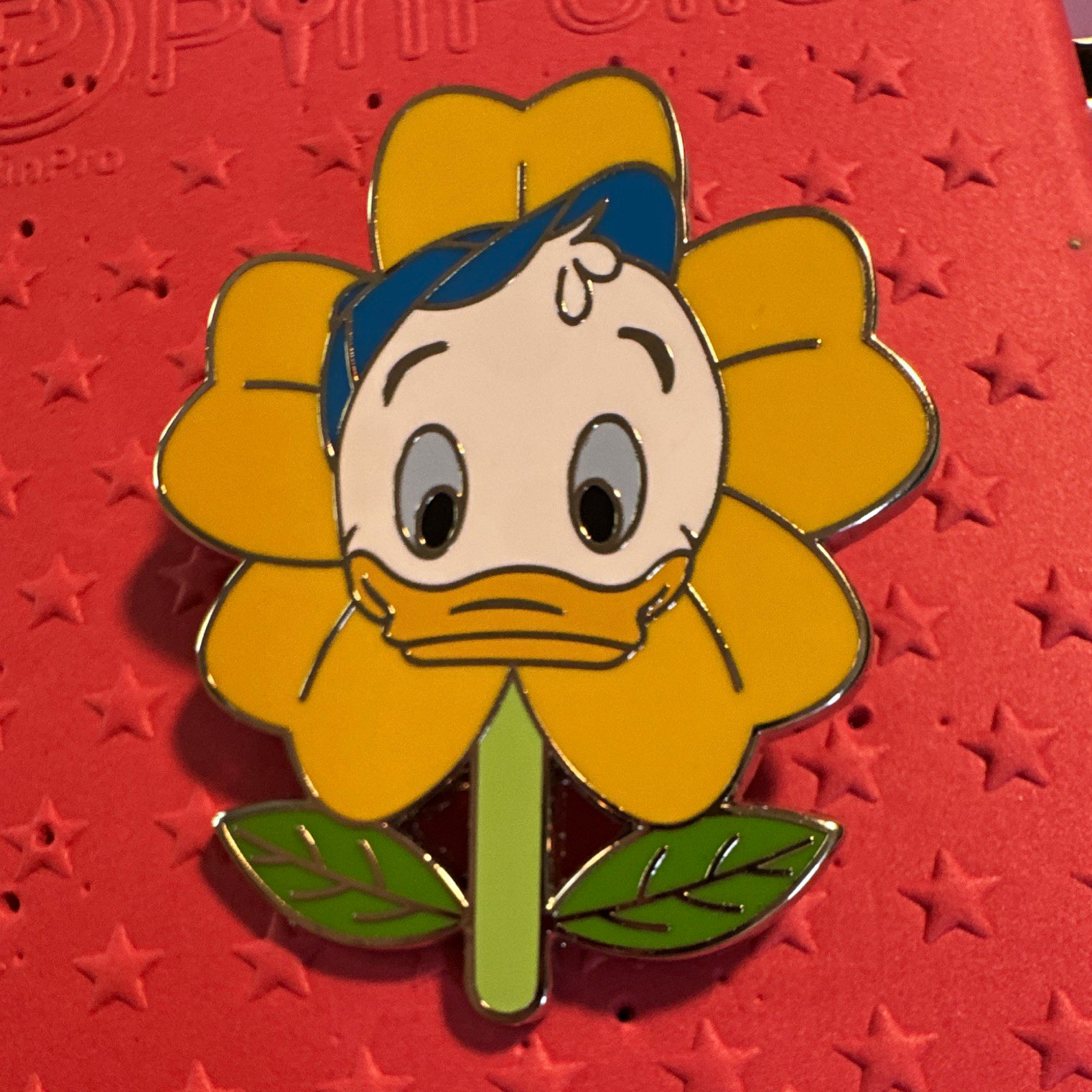 Disney Blooms Dewey Enamel Single Pin - Disney Franchise Collectible