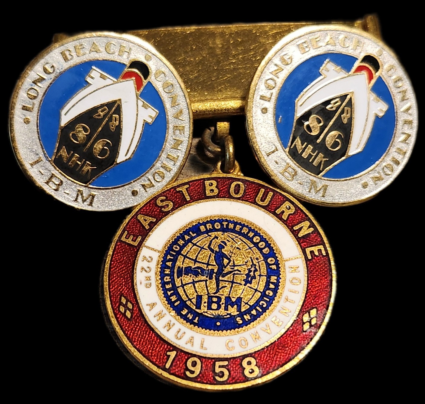 International Brotherhood of Magicians Set of 3 as shown please read description International Brotherhood of Magicians Set of 3 as shown please read description