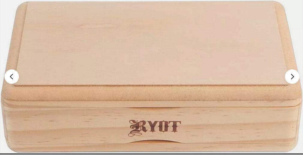 RYOT 4x7” Solid Top Box in natural| Premium Wooden Perfect| Pollen Collection