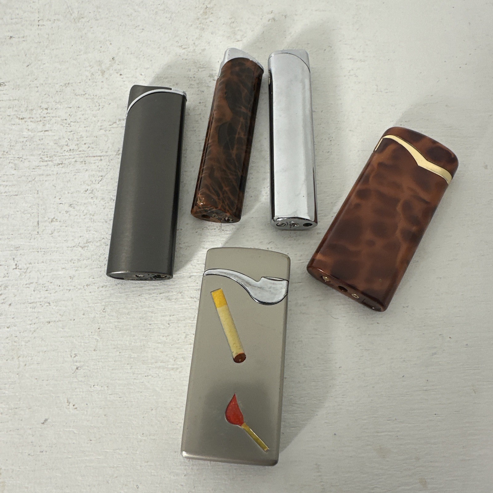 Vintage electric  Lighter Lot Of 5 Lighter 70’s retro 
