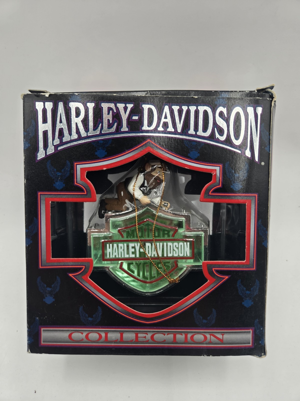 Vintage 1999 Harley-Davidson Christmas Ornament Cavanagh Boxed