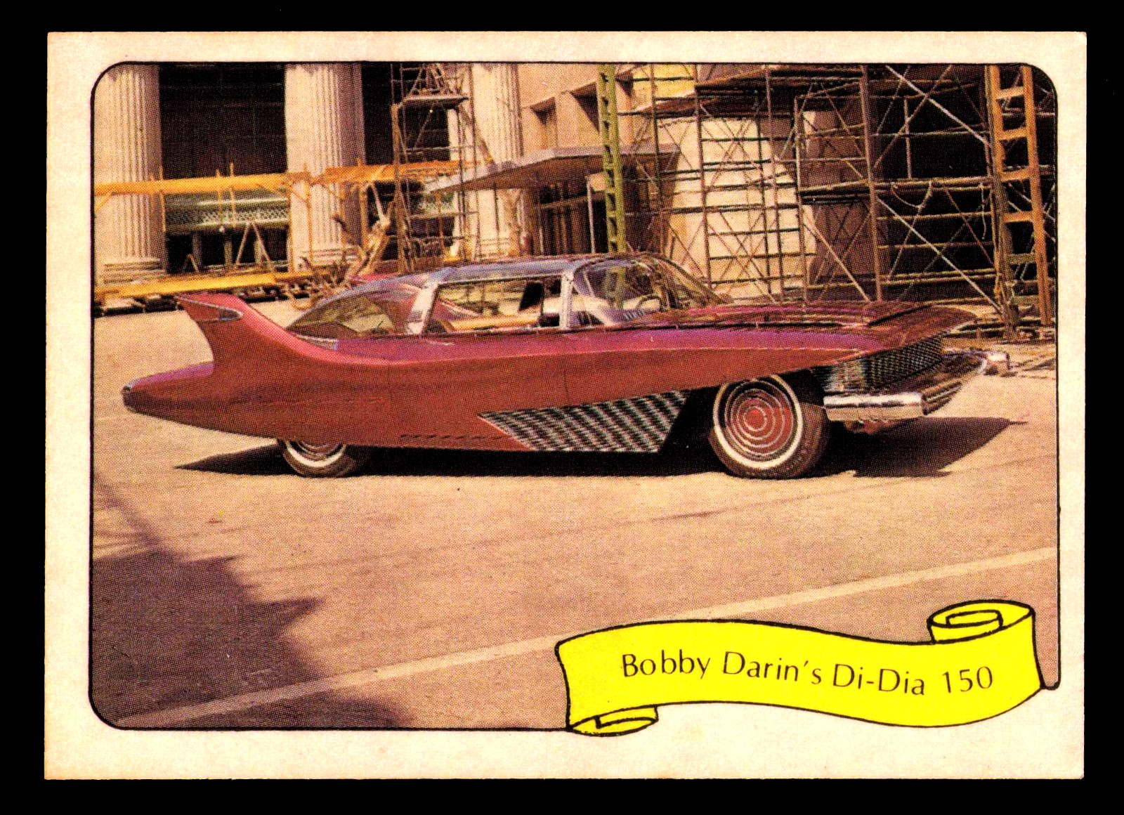 Original 1975 BOBBY DARIN'S DI-DIA 150 Barris KUSTOM CARS Fleer Sticker Card NM Original 1975 BOBBY DARIN'S DI-DIA 150 Barris KUSTOM CARS Fleer Sticker Card NM