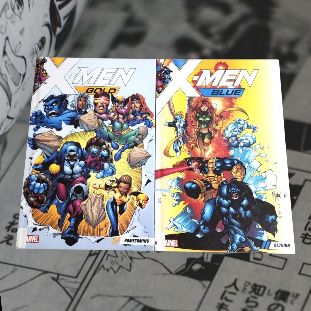 X-Men Blue Reunion & X-Men Gold Homecoming Graphic Novel Bundle Hardcopy Used X-Men Blue Reunion & X-Men Gold Homecoming Graphic Novel Bundle Hardcopy Used