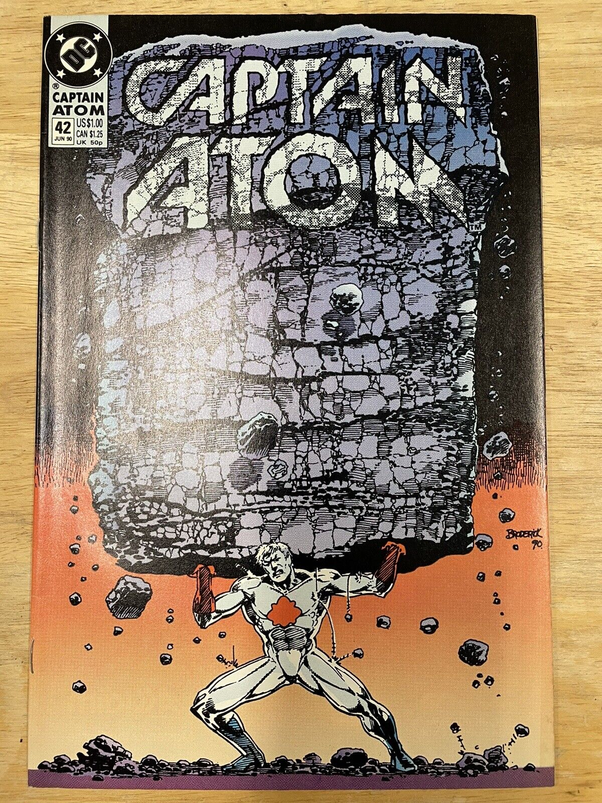 CAPTAIN ATOM #42 (1990) KEY 1ST APPEARANCE OF SANDMAN\'S DEATH IN THE DCU (B)