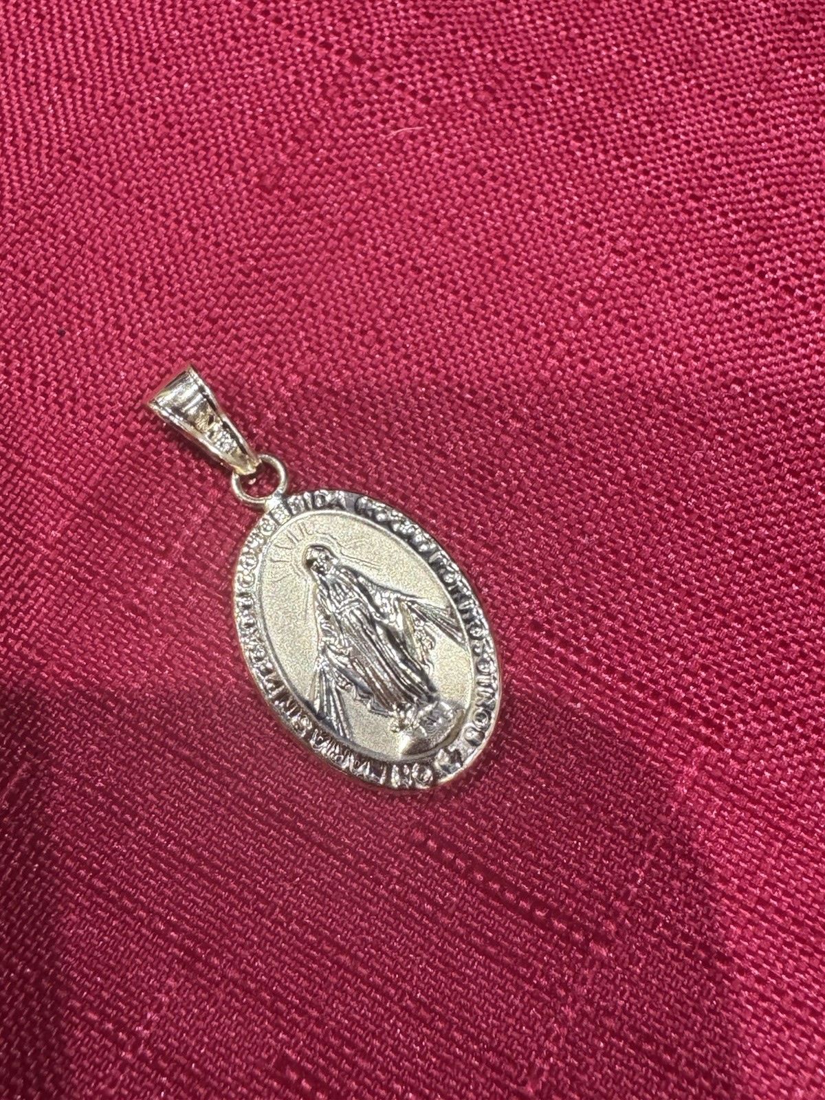 18k Gold Miraculous Medal 18k Gold Miraculous Medal