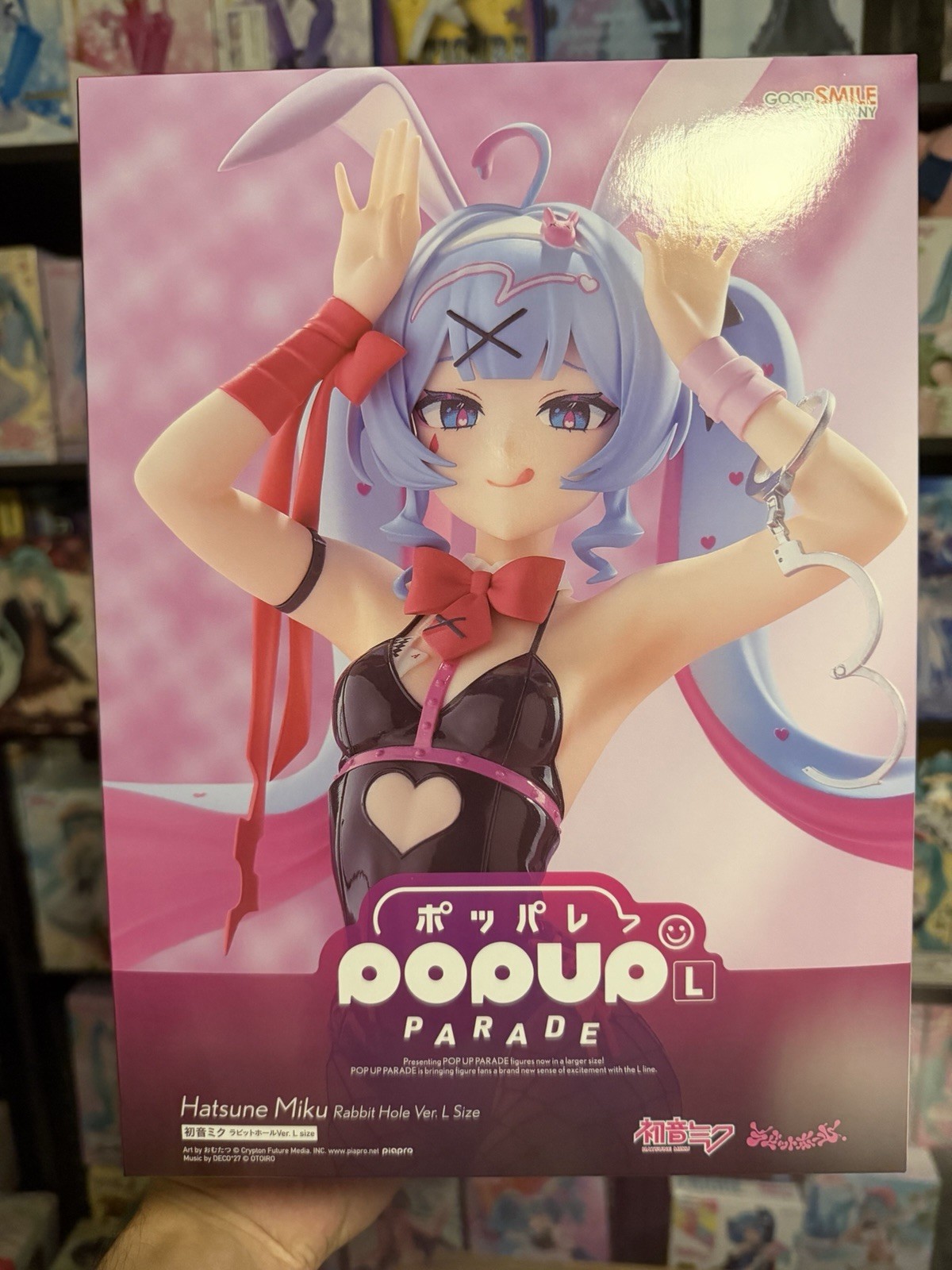 Good Smile Hatsune Miku Rabbit Hole POP UP PARADE L Figure US seller, in hand
