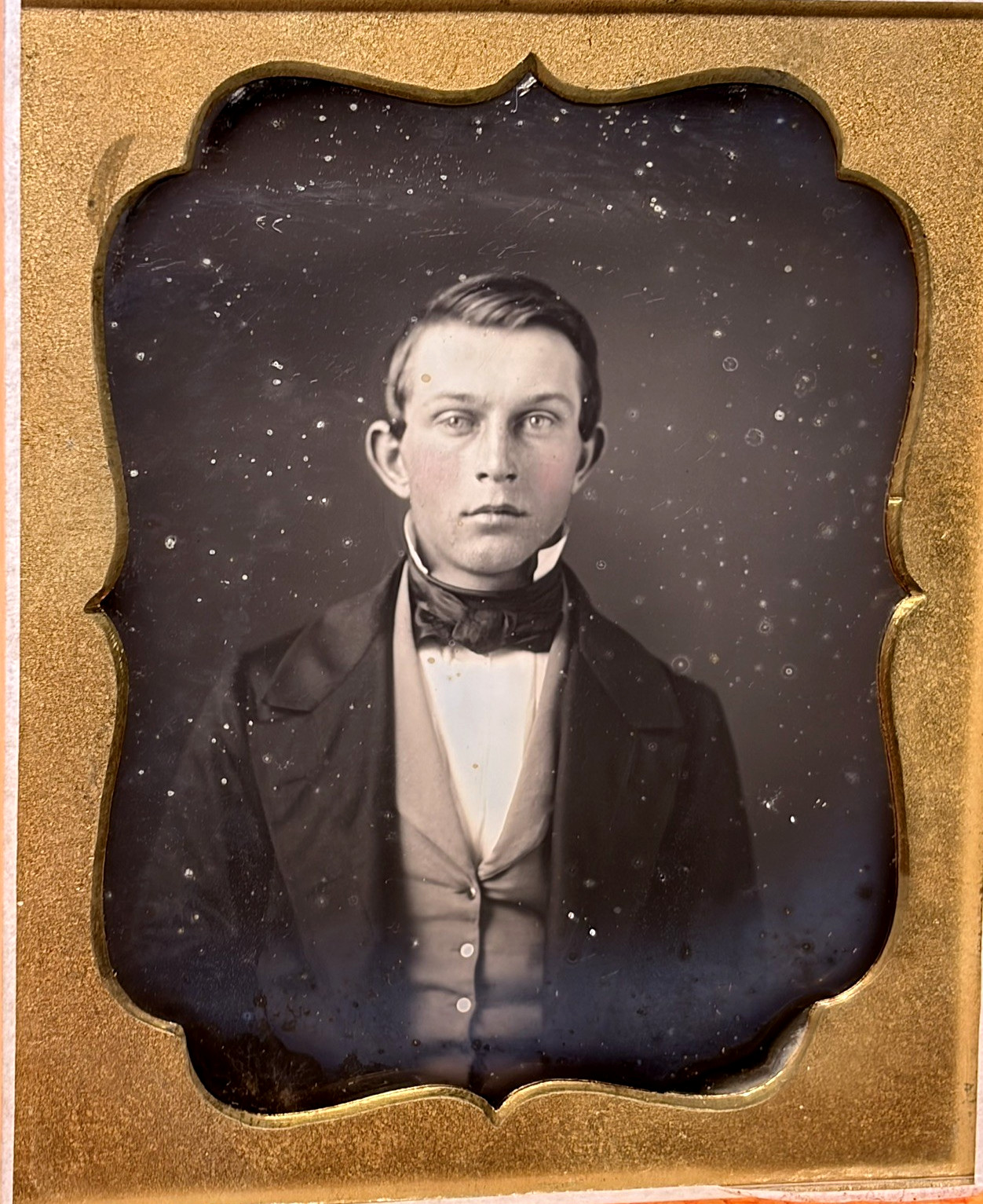 Daguerreotype of Teenager, Young Man with Nice Tones, 6th Plate Half Case